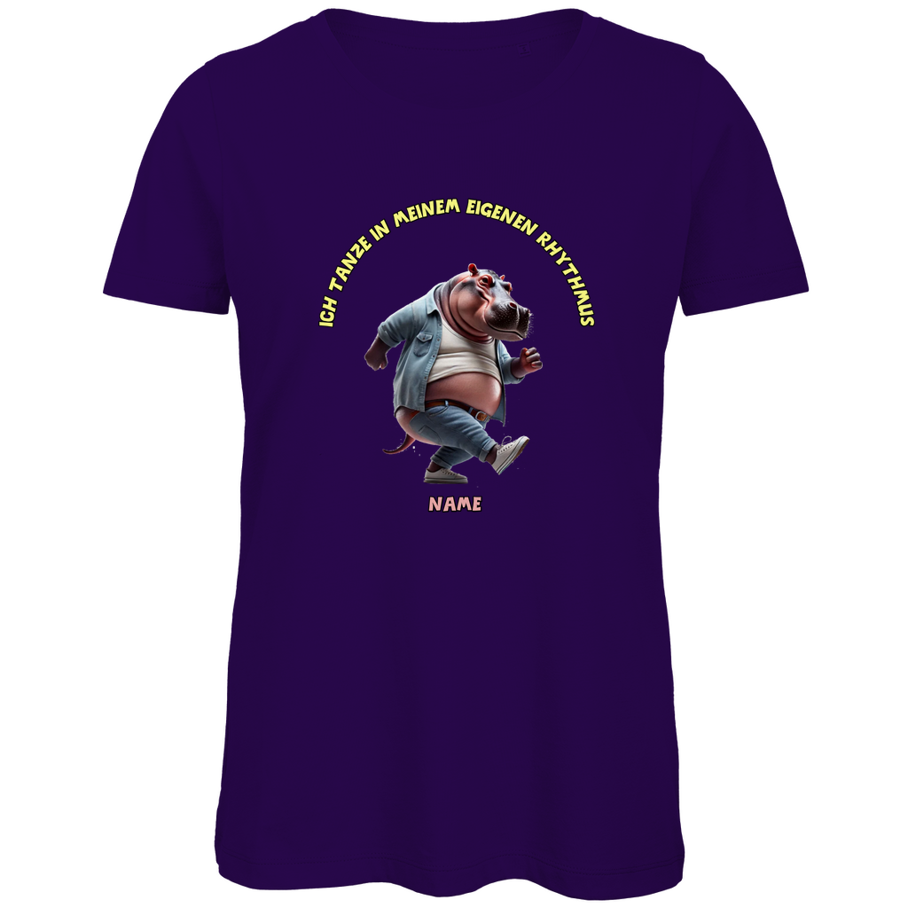 Modell Elfriede * Elnika Damen Bio T-Shirt * Rhythmus