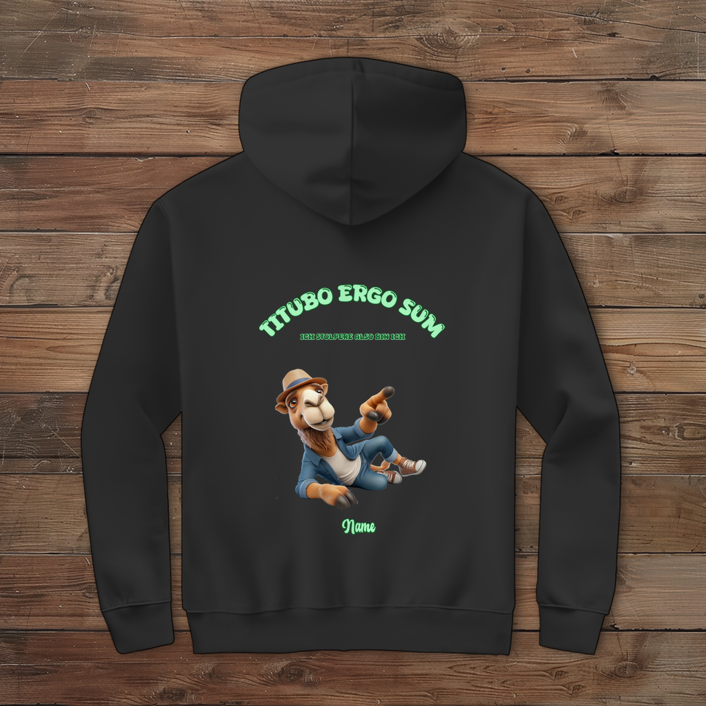 Modell Egon * Elnika Herren Zipper Hoodie * Titubo ergo sum