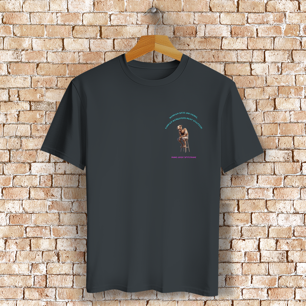 Modell Eleonore  * Elnika Bio Unisex T-Shirt  * Denkerpose