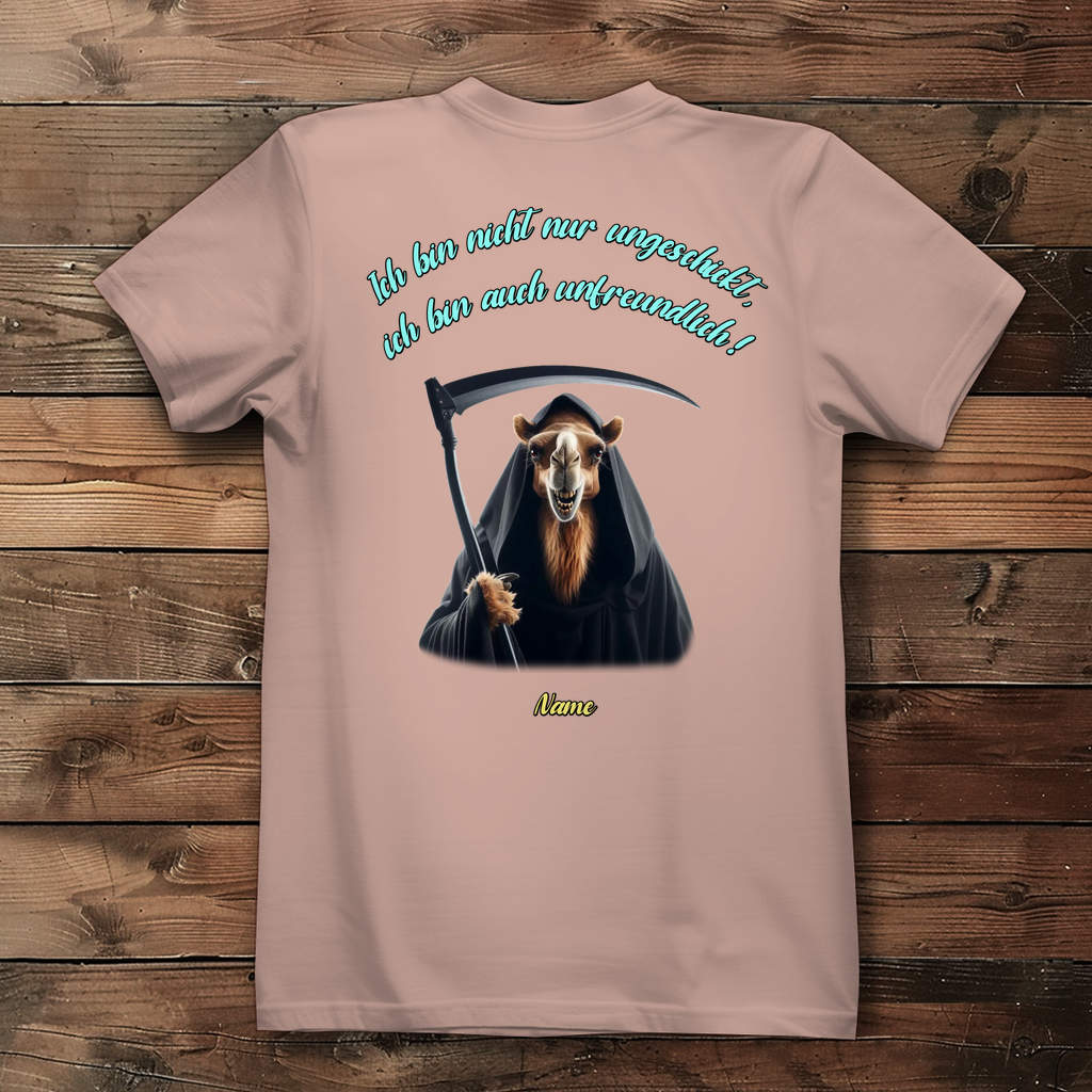 Modell Elfriede * Elnika Damen Bio T-Shirt * Unfreundlich