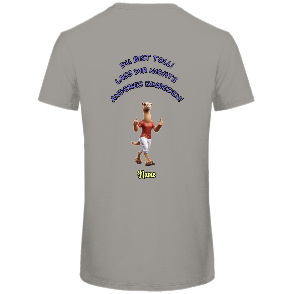 Modell Niko * Elnika Herren Bio T-Shirt * Du bist toll