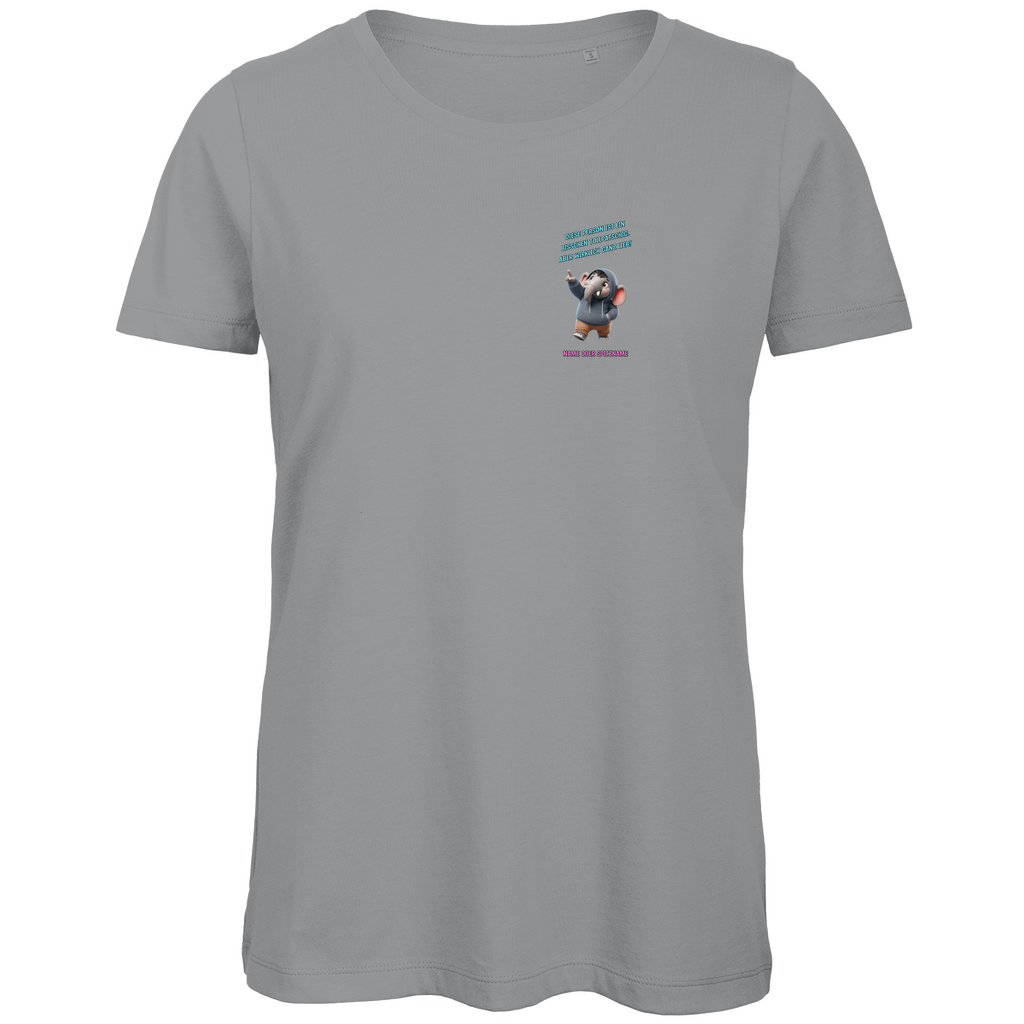 Modell Elfriede - Elnika Damen Bio T-Shirt - Tollpatschig aber lieb