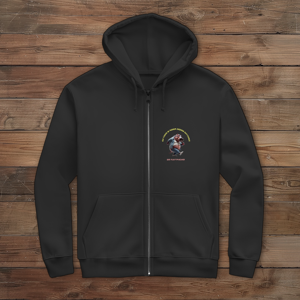 Modell Egon * Elnika Herren Zipper Hoodie * Der Plattmacher