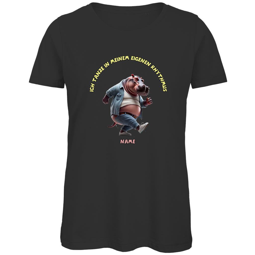 Modell Elfriede * Elnika Damen Bio T-Shirt * Rhythmus