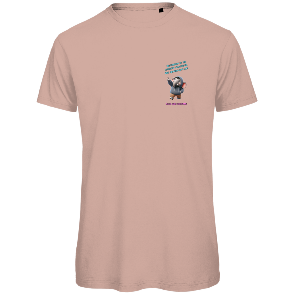 Modell Niko * Elnika Herren Bio T-Shirt * Tollpatschig aber lieb
