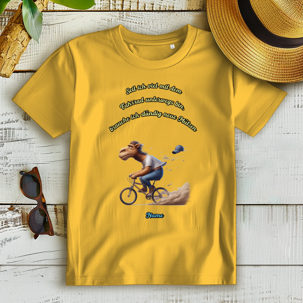 Modell Elfriede * Elnika Damen Bio T-Shirt * Fahrrad fahren