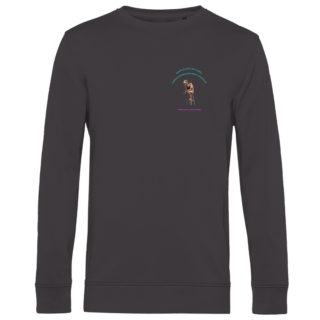 Modell Karl  * Elnika Herren Bio Sweatshirt  * Denkerpose