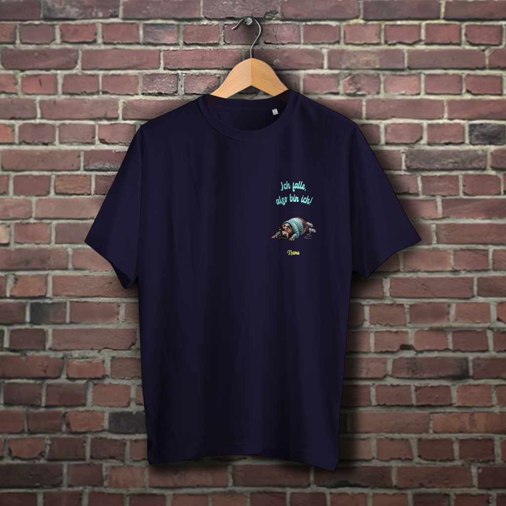 Modell Nadja * Elnika Oversize T-Shirt * Ich falle, also bin ich!