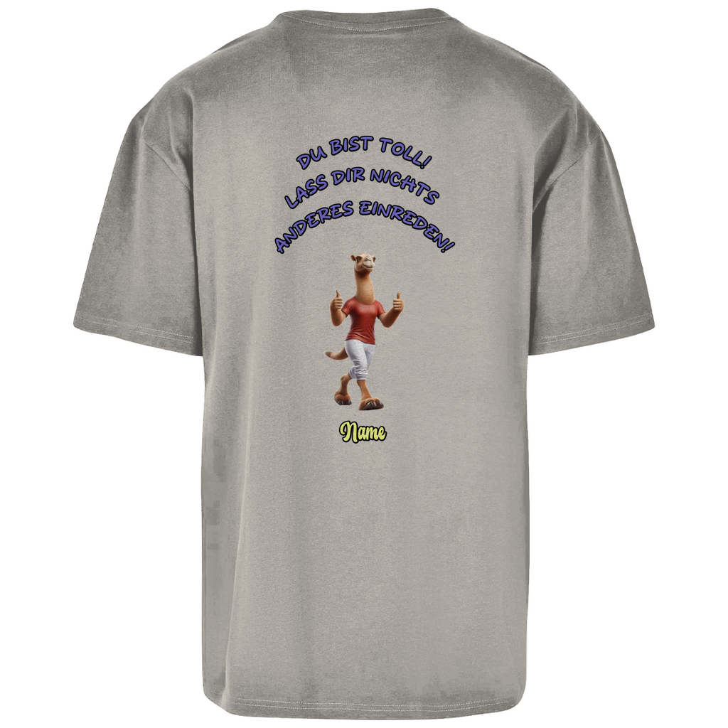 Modell Nadja * Elnika Oversize T-Shirt * Du bist toll