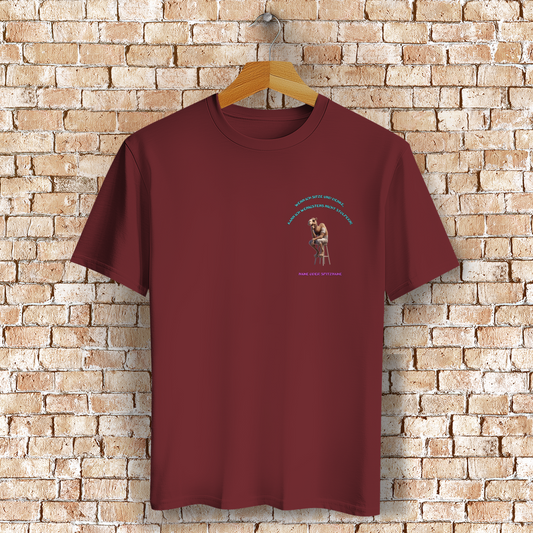 Modell Eleonore  * Elnika Bio Unisex T-Shirt  * Denkerpose