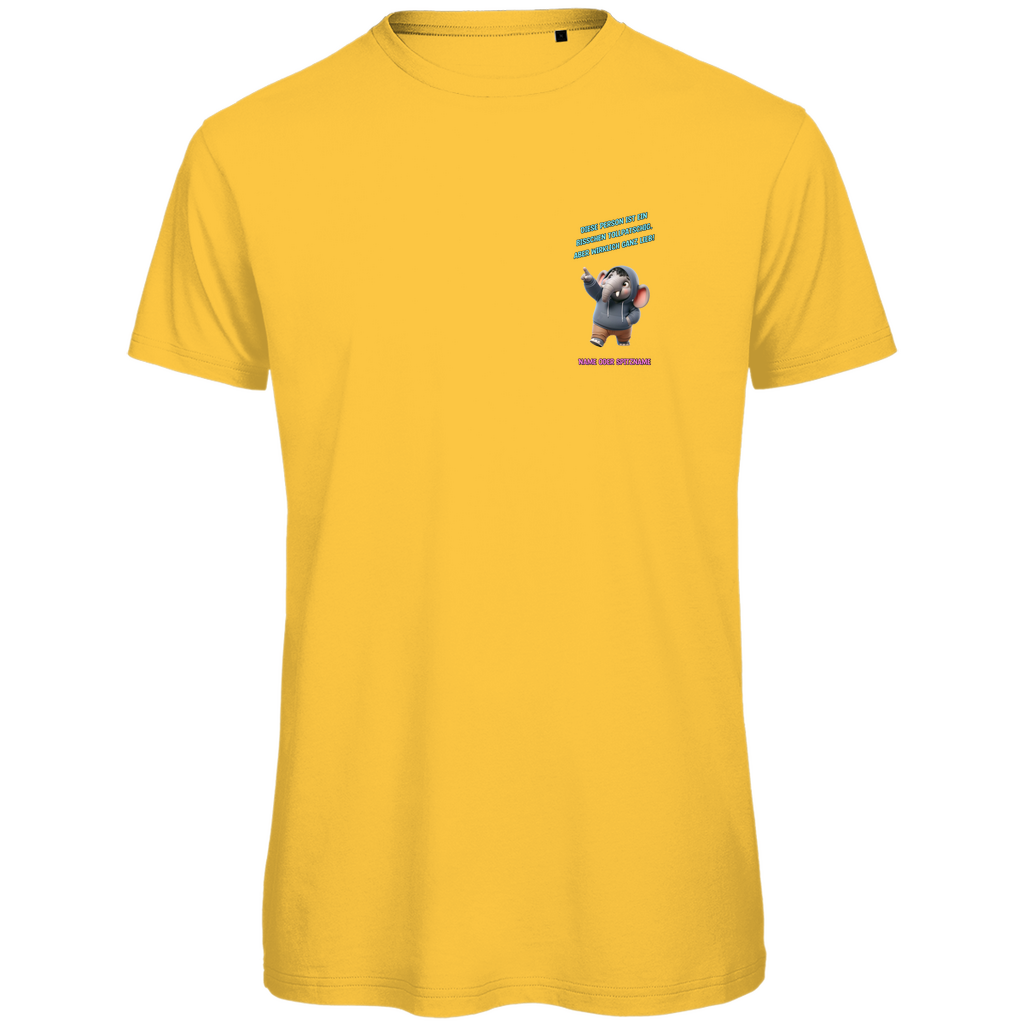Modell Niko * Elnika Herren Bio T-Shirt * Tollpatschig aber lieb
