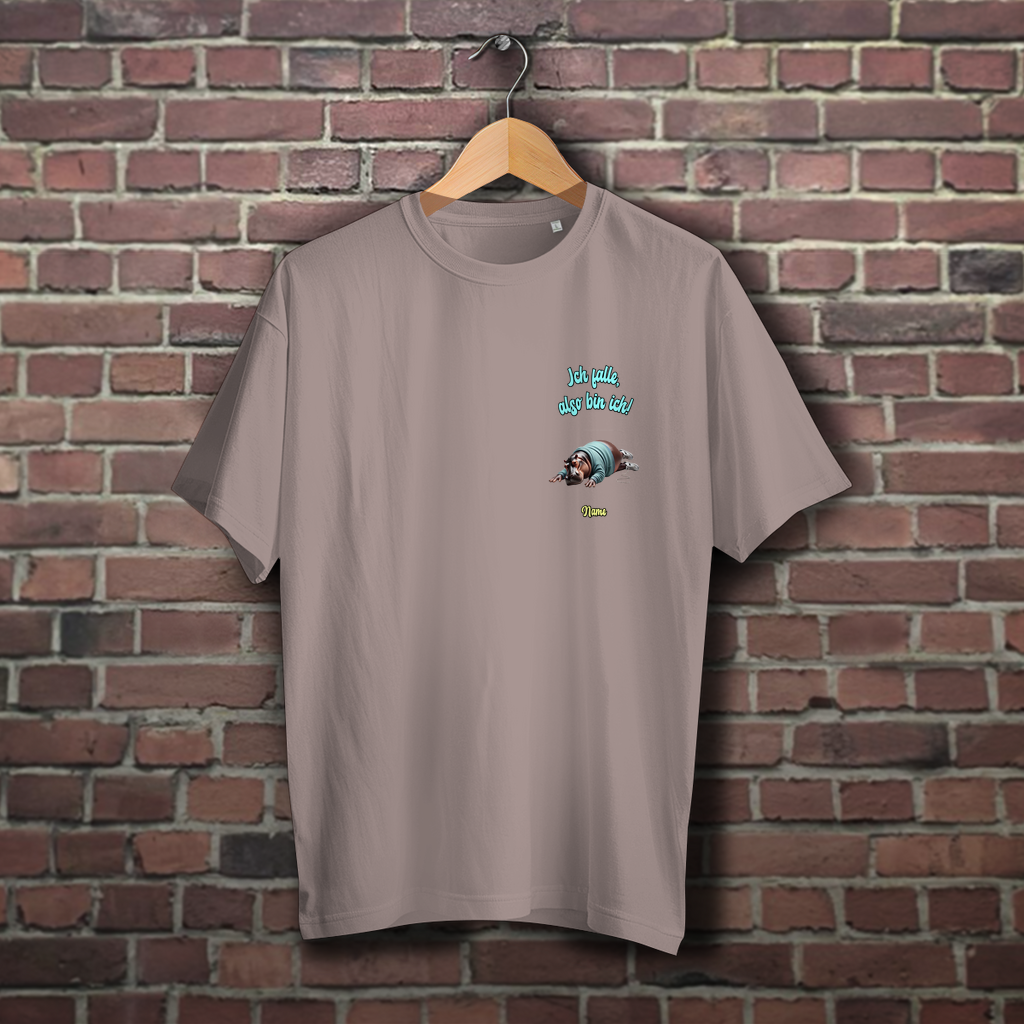 Modell Nadja * Elnika Oversize T-Shirt * Ich falle, also bin ich!
