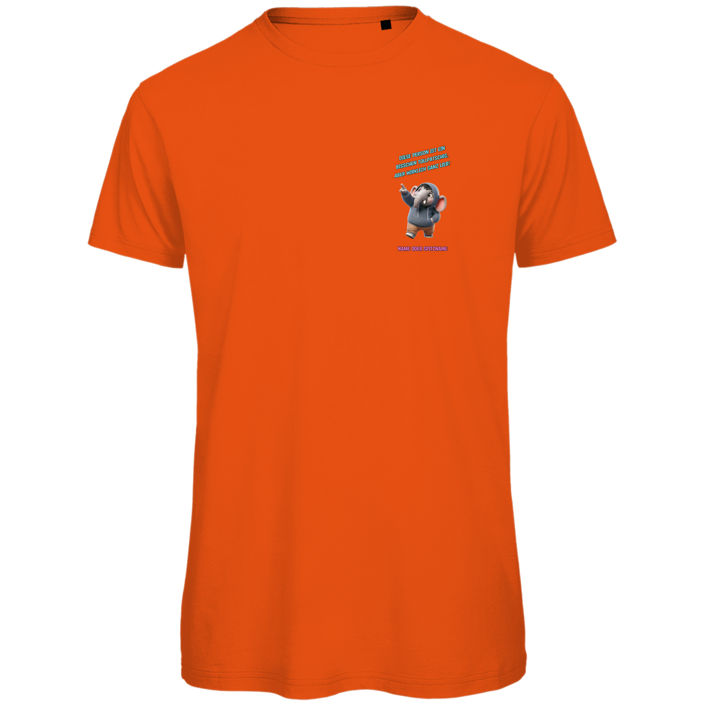Modell Niko * Elnika Herren Bio T-Shirt * Tollpatschig aber lieb