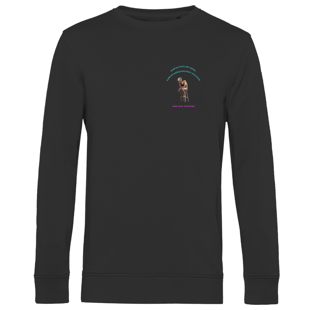 Modell Karl  * Elnika Herren Bio Sweatshirt  * Denkerpose