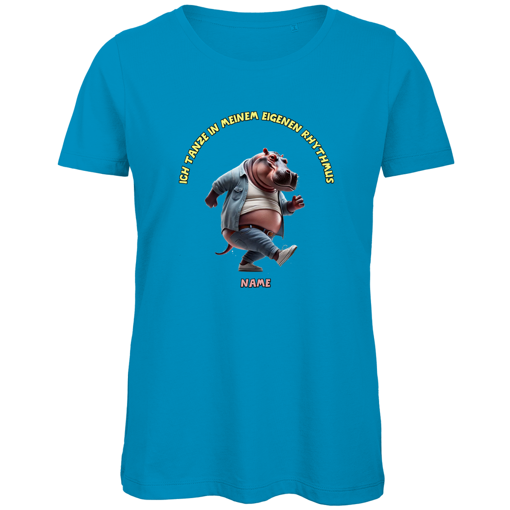 Modell Elfriede * Elnika Damen Bio T-Shirt * Rhythmus