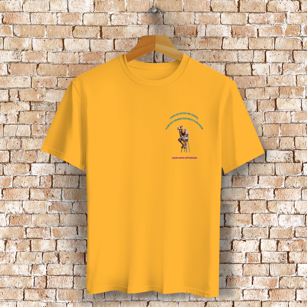 Modell Eleonore  * Elnika Bio Unisex T-Shirt  * Denkerpose
