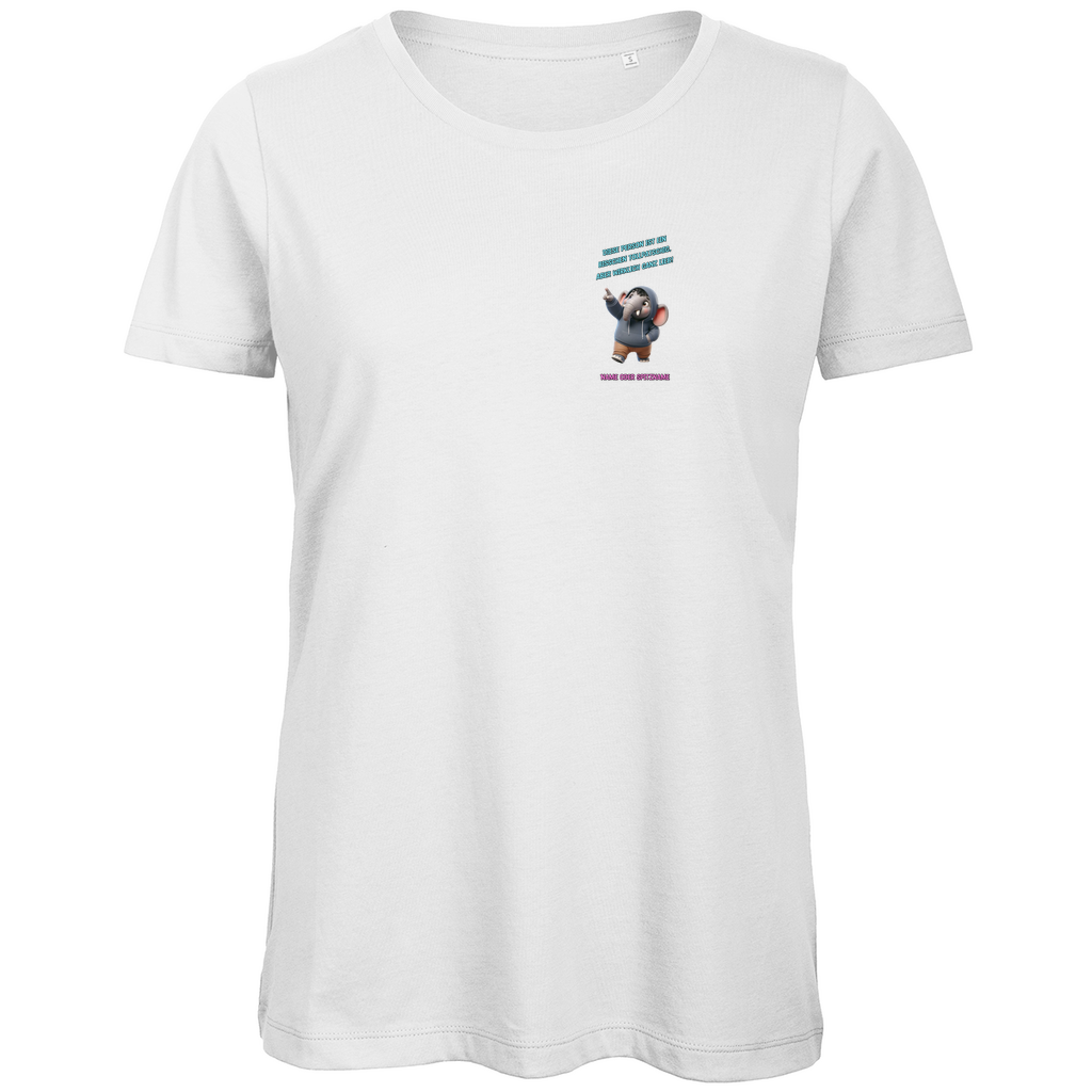 Modell Elfriede - Elnika Damen Bio T-Shirt - Tollpatschig aber lieb
