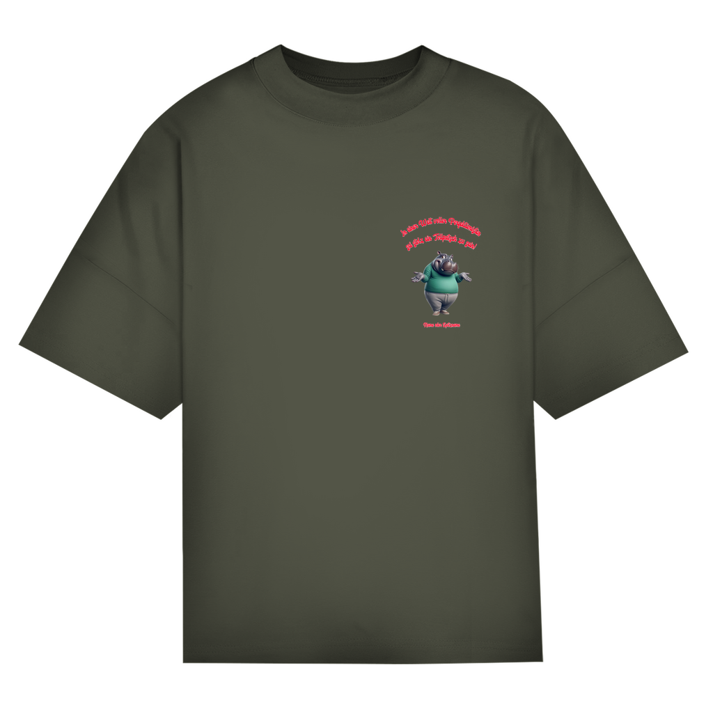 Modell Niklas * Oversize Bio T-Shirt * Stolz ein Tollpatsch zu sein