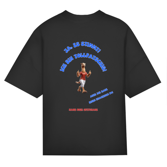 Modell Niklas * Oversize Bio T-Shirt * Knackiger Po