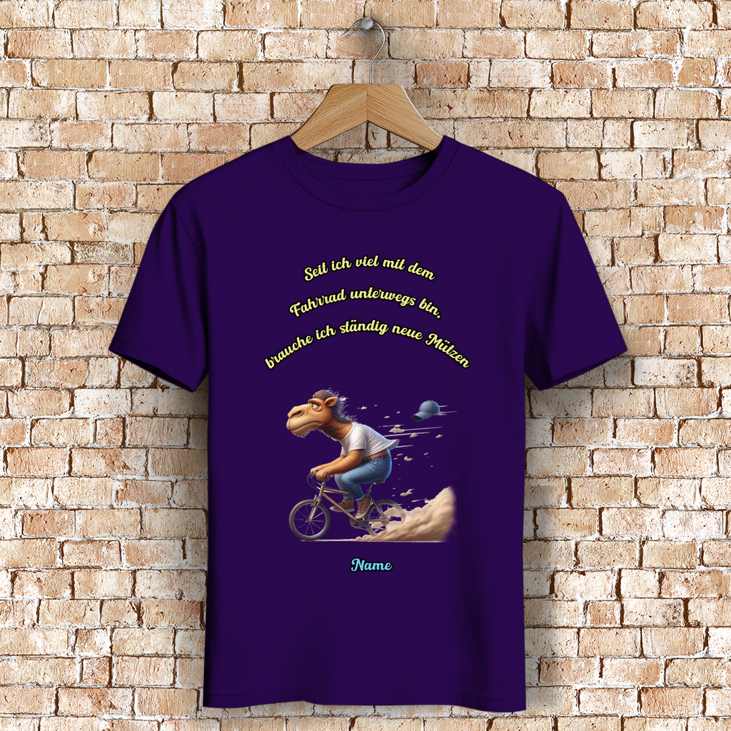 Modell Niko * Elnika Herren Bio T-Shirt * Fahrrad fahren