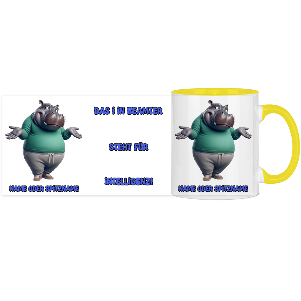 Elnika Panorama Tasse zweifarbig - Beamter