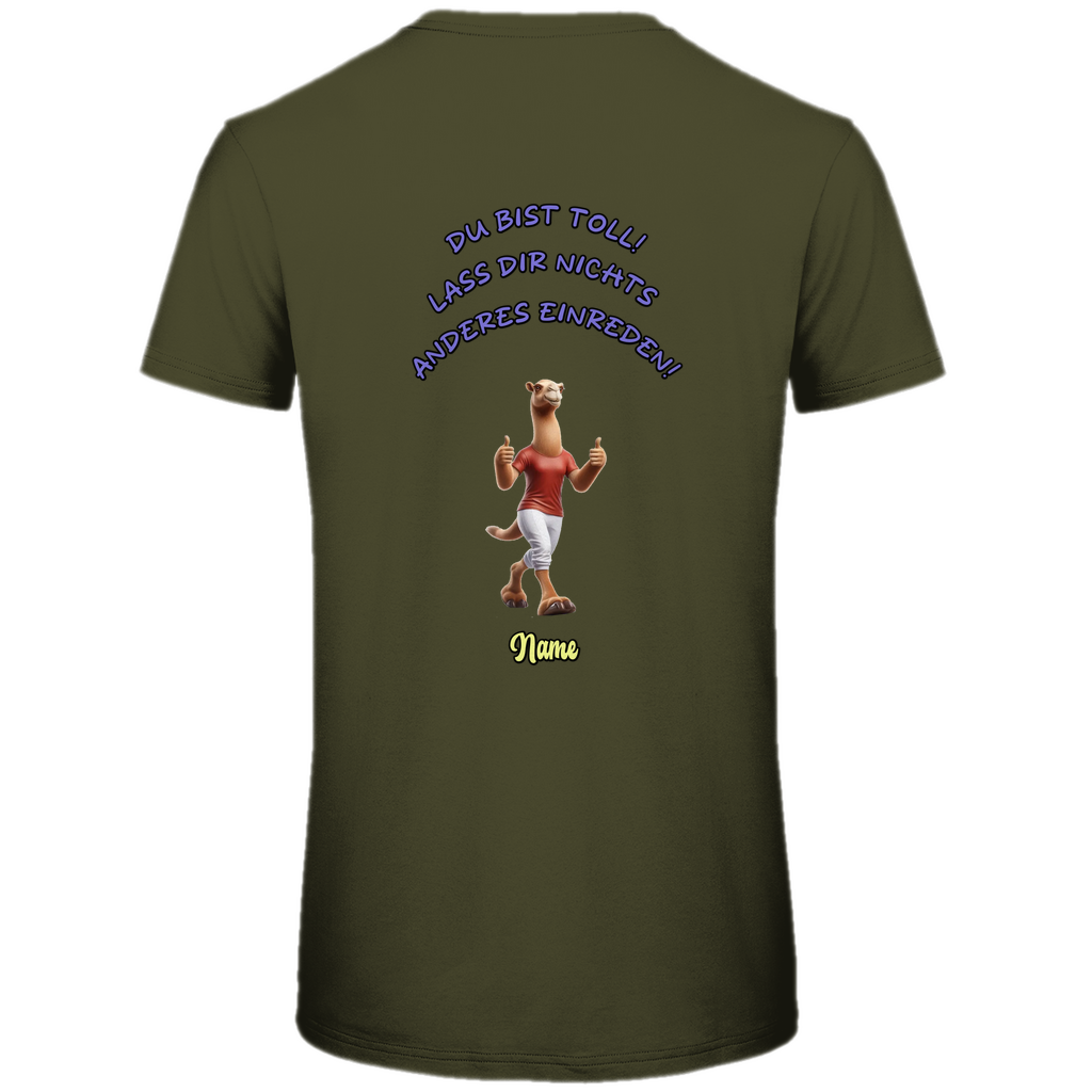 Modell Niko * Elnika Herren Bio T-Shirt * Du bist toll