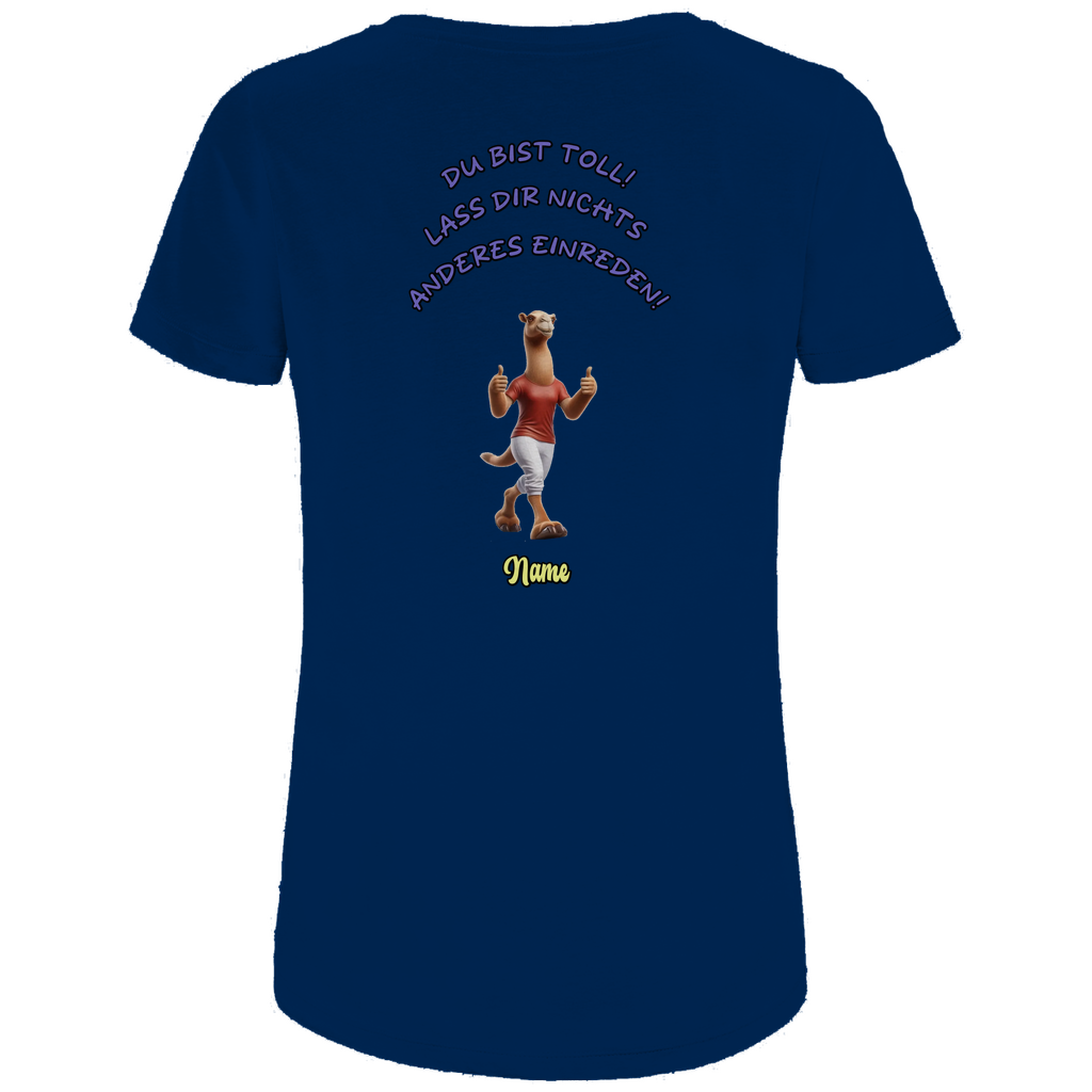 Modell Elfriede * Elnika Damen Bio T-Shirt * Du bist toll