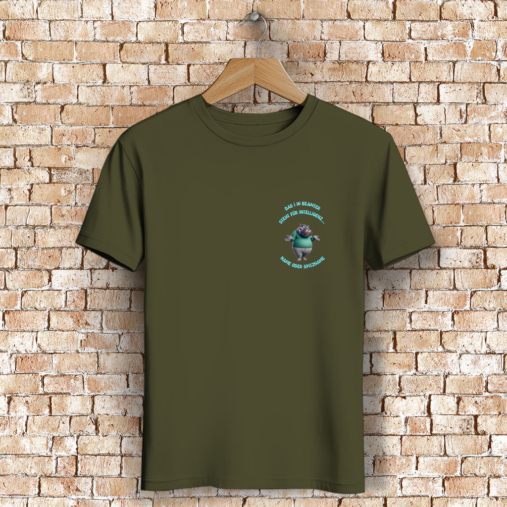 Modell Niko - Elnika Herren Bio T-Shirt -  Beamter