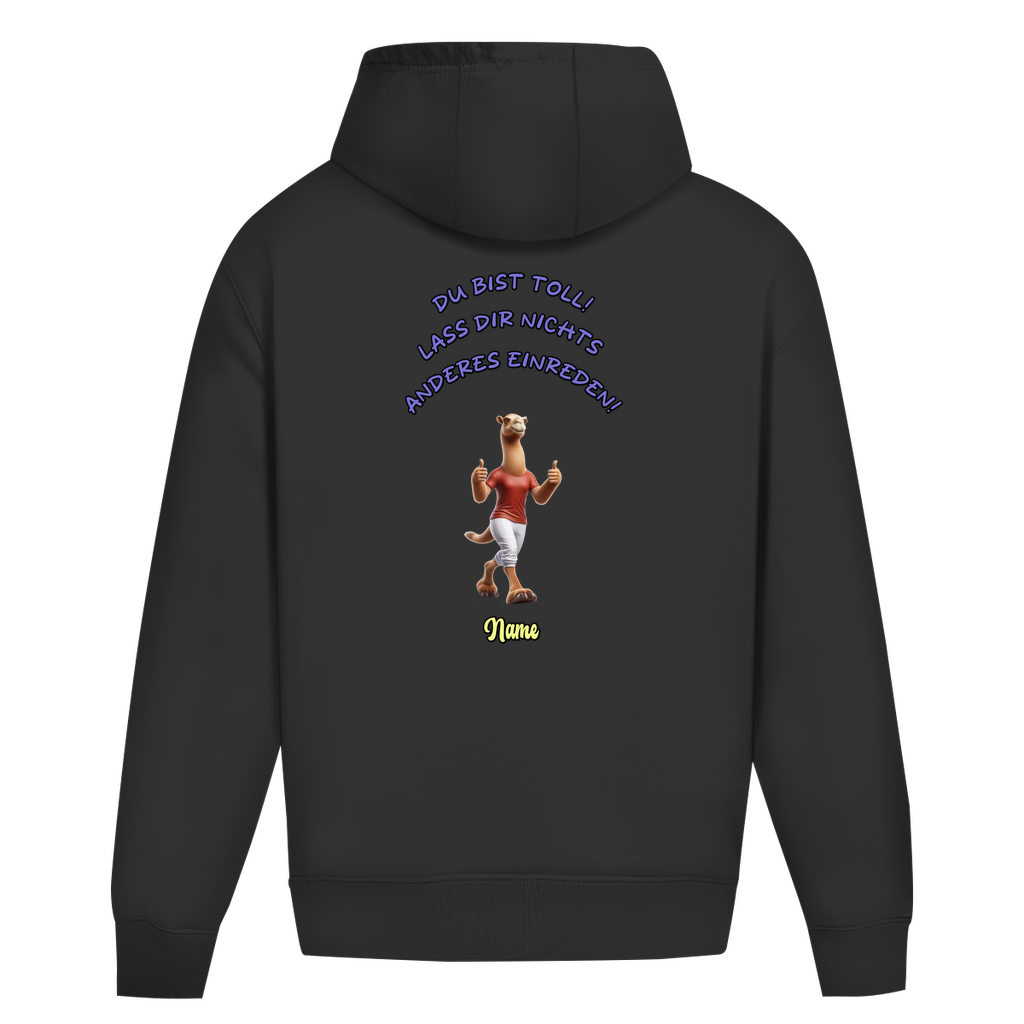 Modell Töffi - Elnika Oversize Hoodie ohne Kordel - Du bist toll