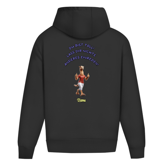 Modell Töffi - Elnika Oversize Hoodie ohne Kordel - Du bist toll