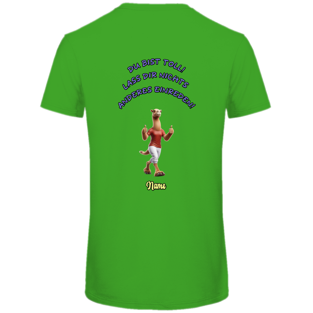 Modell Niko * Elnika Herren Bio T-Shirt * Du bist toll