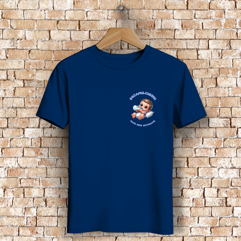 Modell Niko - Elnika Herren Bio T-Shirt - Sojamilchbubi