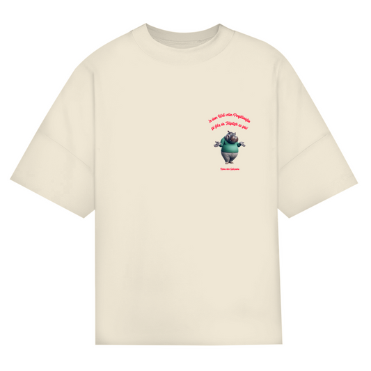 Modell Niklas * Oversize Bio T-Shirt * Stolz ein Tollpatsch zu sein