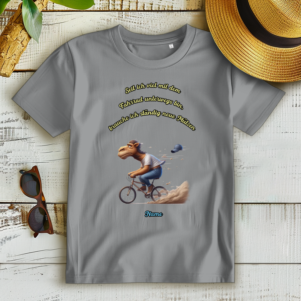 Modell Elfriede * Elnika Damen Bio T-Shirt * Fahrrad fahren