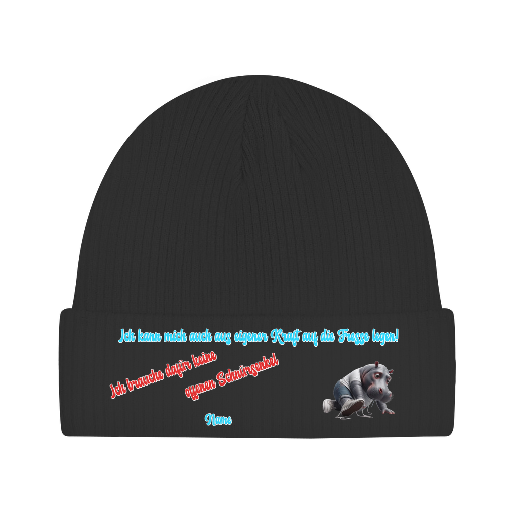 Elnika Bio Beanie * offene Schnürsenkel