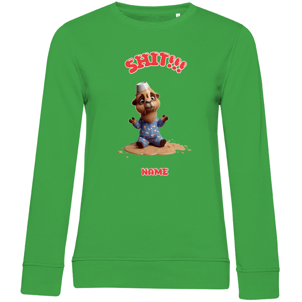 Modell Katharina * Elnika Damen Bio Sweatshirt * Shit!