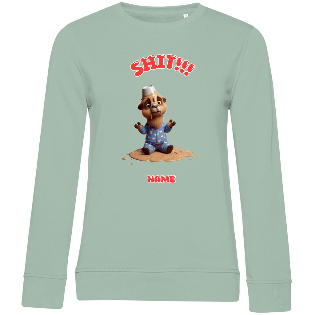 Modell Katharina * Elnika Damen Bio Sweatshirt * Shit!