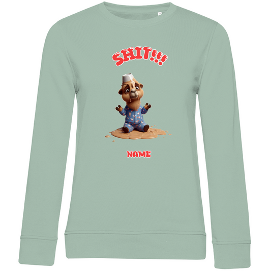 Modell Katharina * Elnika Damen Bio Sweatshirt * Shit!