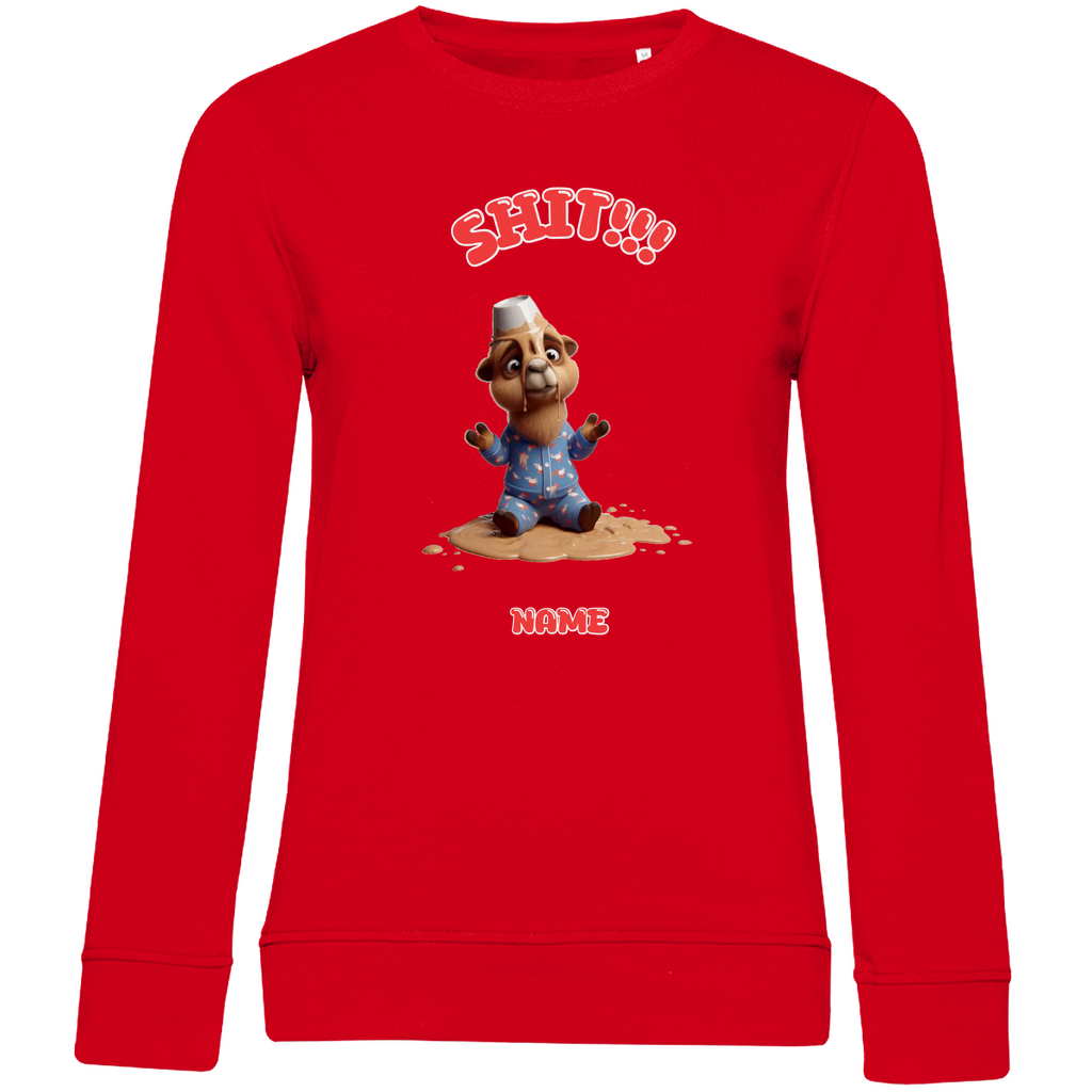 Modell Katharina * Elnika Damen Bio Sweatshirt * Shit!