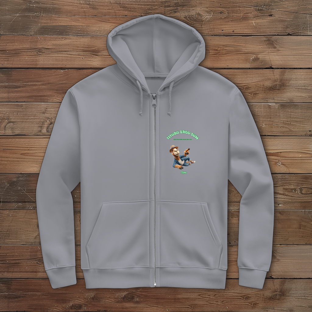 Modell Egon * Elnika Herren Zipper Hoodie * Titubo ergo sum