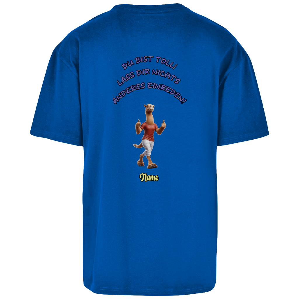 Modell Nadja * Elnika Oversize T-Shirt * Du bist toll