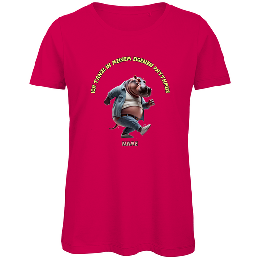 Modell Elfriede * Elnika Damen Bio T-Shirt * Rhythmus