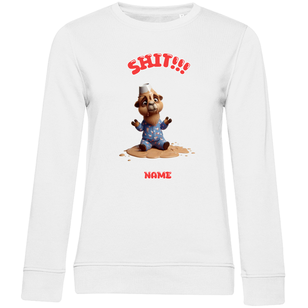 Modell Katharina * Elnika Damen Bio Sweatshirt * Shit!