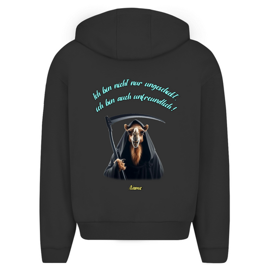 Modell Erna * Elnika Oversize Zipper Hoodie *Unfreundlich