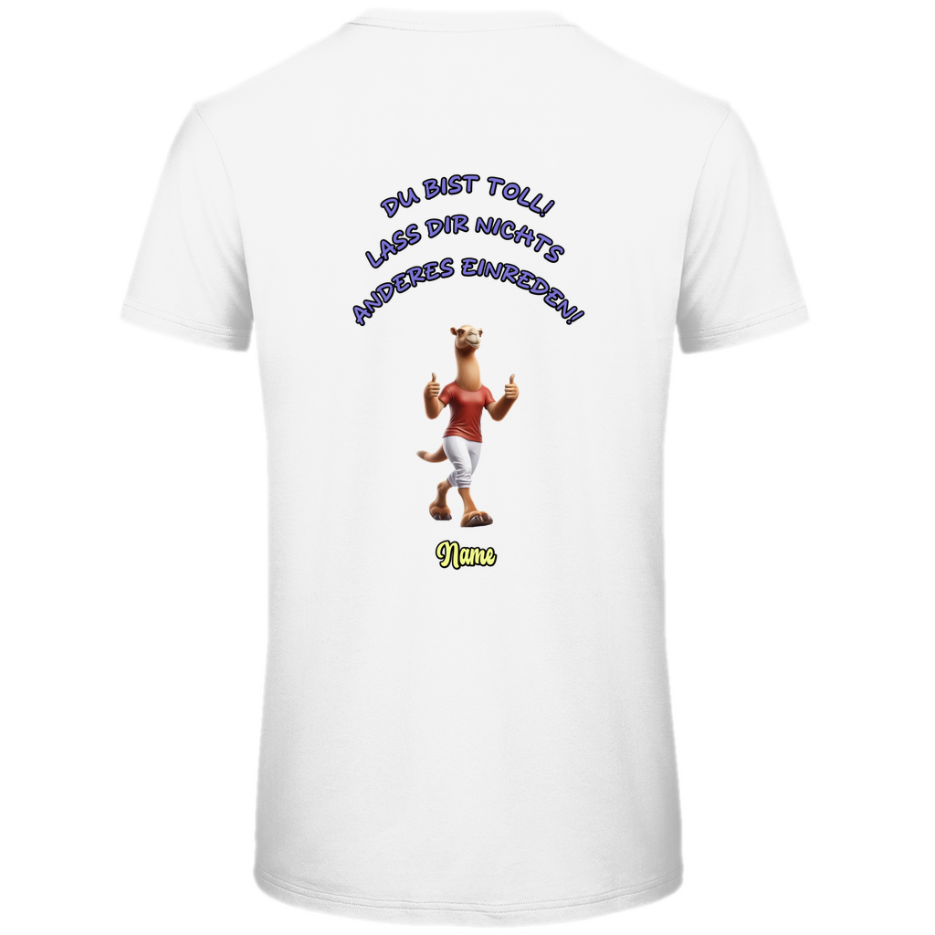 Modell Niko * Elnika Herren Bio T-Shirt * Du bist toll